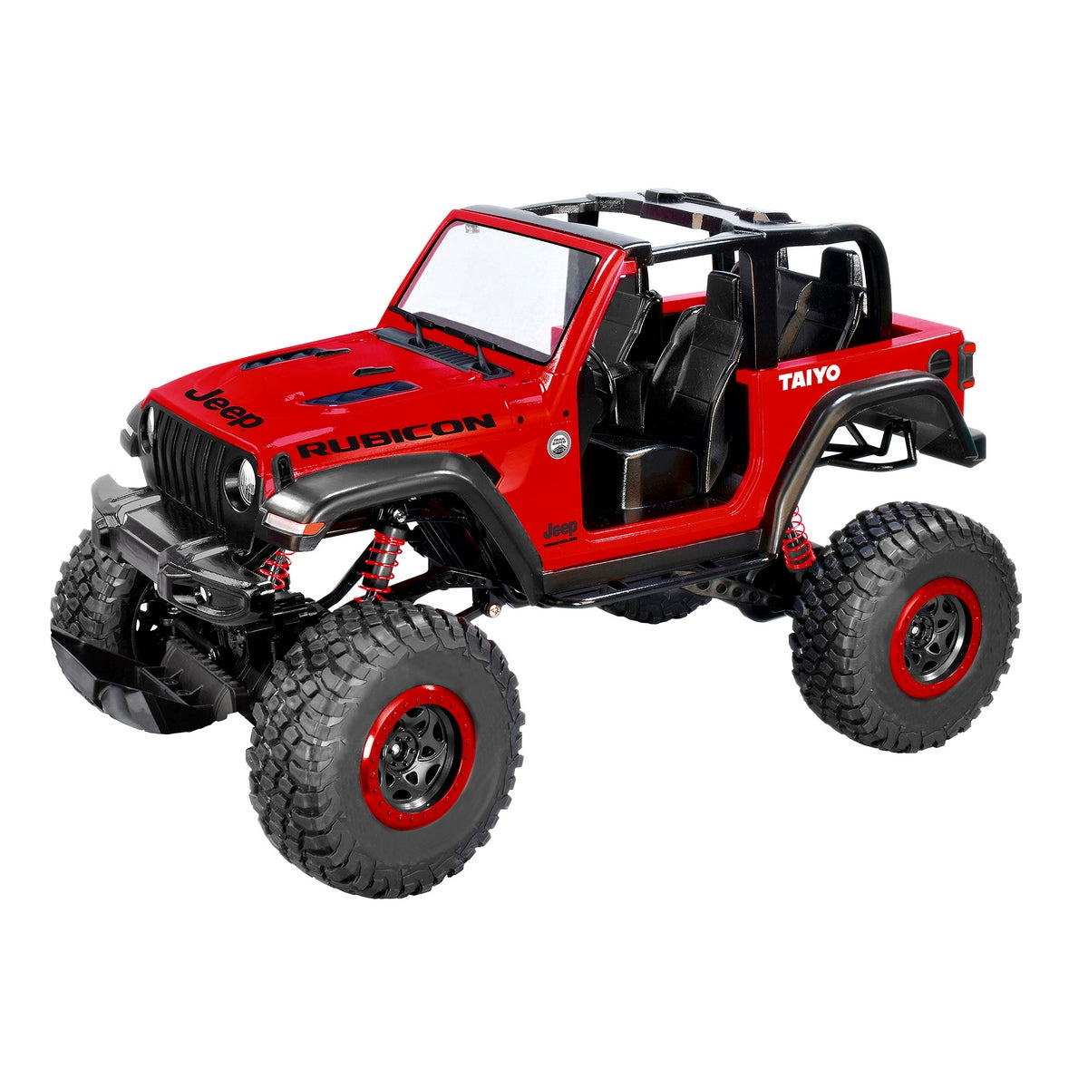 Jeep Radio Controlado Wrangler Rubicon Escala 1:8 Con Bateria Litio Taiyo